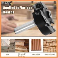 GEORG เครื่องตัดไม้งานไม้ CNC spoilboard surfacing Router bit แม่นยำแม่นยำ เหล็กแข็งแรงมาก ดอกสว่านเจาะไม้ ดีไอวาย เครื่องตัดมิลลิ่ง อุปกรณ์ทำมือ