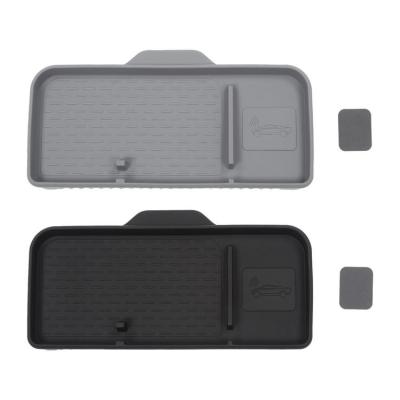 Anti-slip Dashboard Storage Box For Car ModelY3 Interior Storage Tray Car Screen Rear box ETC Navigation Screen Rear Organizer well made