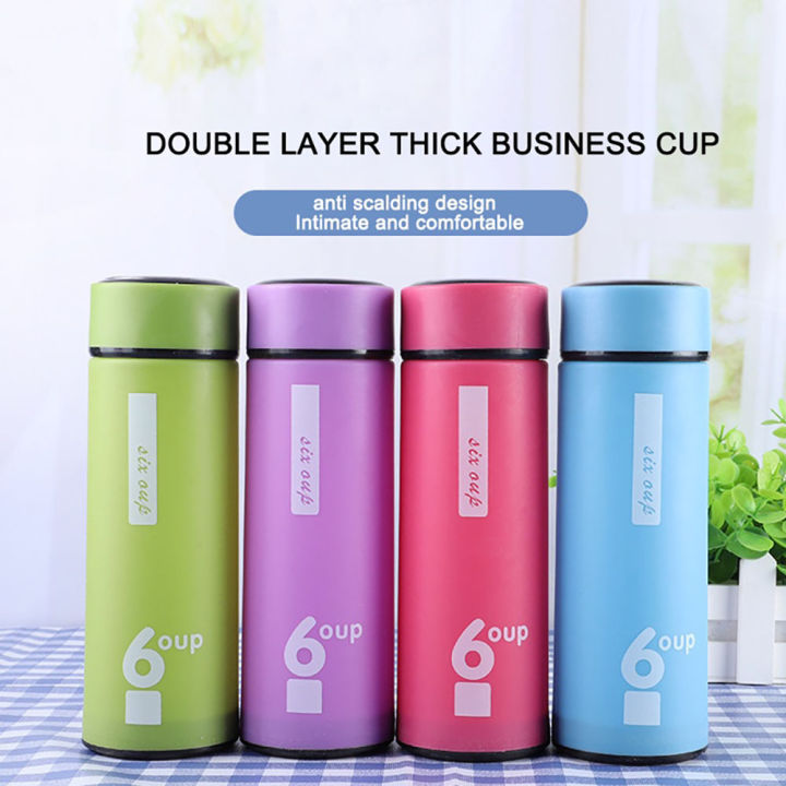 Kolan 400ml Double Layer Hot and Cold Cup Bottle Tumbler Creative