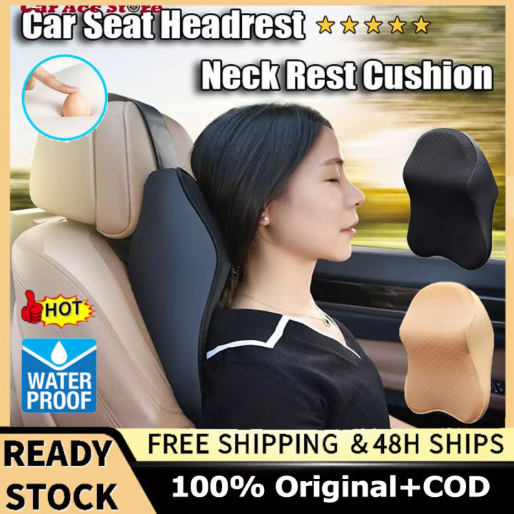 Car Neck Pillow Adjustable Head Restraint 3D Memory Foam Auto