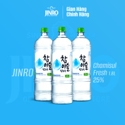 CHÍNH HÃNG Soju Hàn Quốc JINRO CHAMISUL FRESH 1.8L 25%