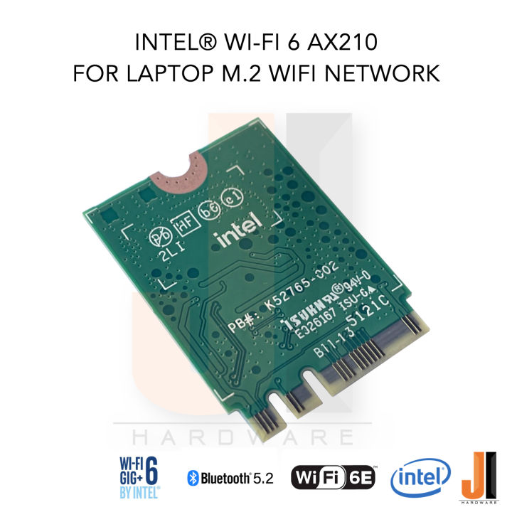 intel-wi-fi-6e-ax210ngw-card-for-notebook-wifi-network-wireless-lan-bluetooth-v-5-2-dual-band-2-4ghz-6ghz-160mhz-speed-2-4-gbps-ของใหม่มีการรับประกัน