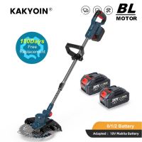 【LZ】❅✁✸  Cordless Lawn Mower Brushless Motor Electric Grass Trimmer Adjustable Length Angle Telescopic Pruning Garden Tools Wire Wheel