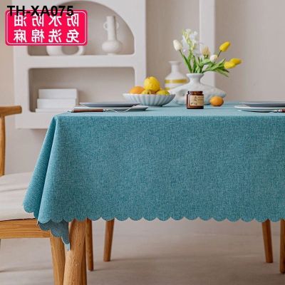 Mensal tablecloth disposable oil iron waterproof and pure of Chinese style tea cloth ins restaurant restoring ancient ways the living room