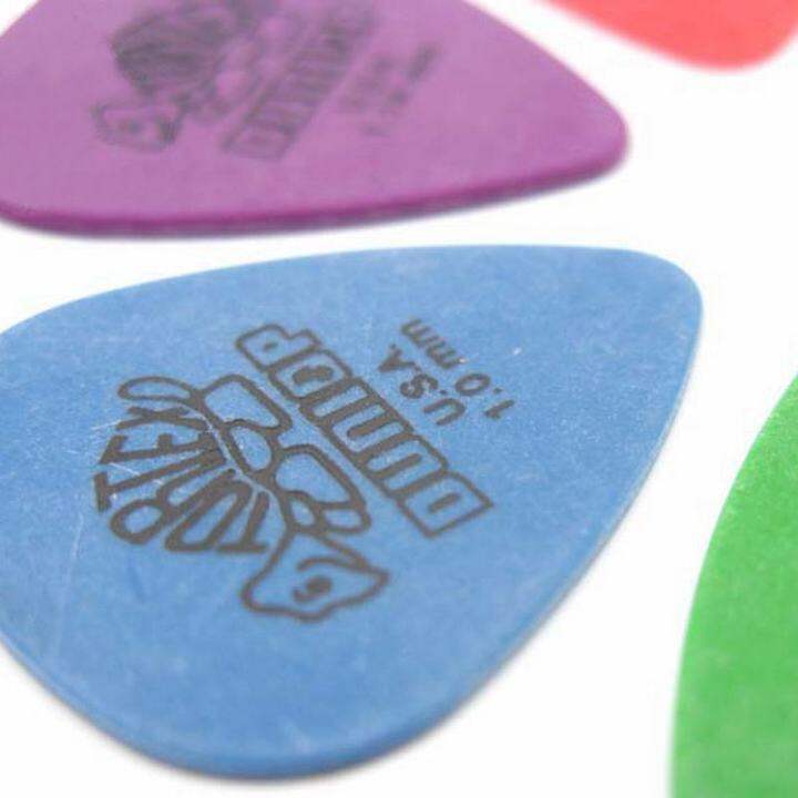 10pcs-dunlop-guitar-picks-electric-guitar-parts-picks-accessories-6-kinds-thickness-picks