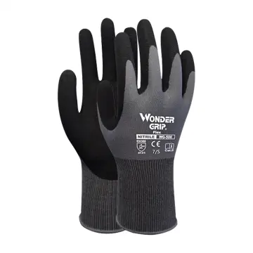 Wonder Grip Thermo Plus Coldproof Work Gloves Double Layer Latex Coated  Protection Gardening Fishing Working Gloves