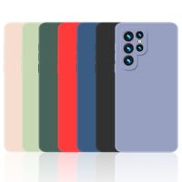 ♦ For Samsung Galaxy S22 Ultra Case Cover S22 Plus S21 FE Soft Liquid Silicone Shockproof Bumper Phone Cases For Samsung S22 Ultra