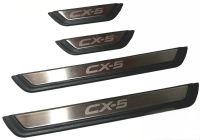 Auto Door Sill Plate Scuff Plate Threshold For Mazda CX-5 Cx 5 2017-2022,Car Accessories