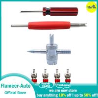 Flameer เครื่องมือตัวถอดแกนวาล์วอุปกรณ์กำจัดก้านวาล์ว7x สำหรับรถบรรทุกรถจักรยาน