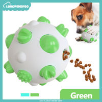 Rubber Dog Chew Toy Ball Tooth Cleaning Bite Resistant for Interactive Training Large Small Dogs Molar Toy Treat Food Dispenser