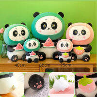 Fruit Toy Panda Plush Animal Stuffed Doll Childrens 254050cm Birthday Gifts