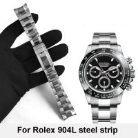 Correa De Acero Inoxidable 904L สำหรับ Rolex,Accesorios De Pulsera Para Hombre,Fantasma De Agua Verde,Submariner, Daytona, 20มม.