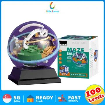 Spin Master Games Perplexus Rebel, 3D Maze Game Sensory Fidget Toy Brain  Teaser Gravity Maze Puzzle Ball with 70 Obstacles and Rubik's Perplexus