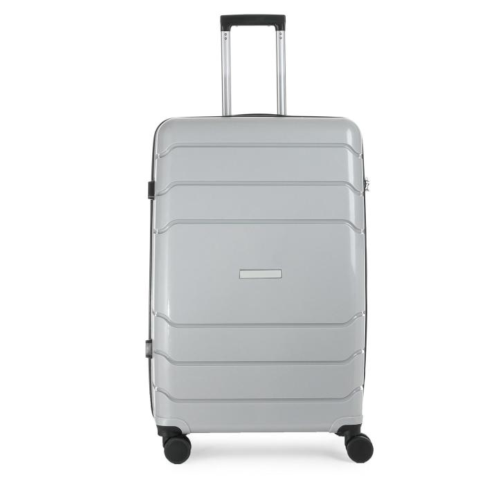 Travel Basic Drui 28-Inch Large Hard Case Luggage in Silver | Lazada PH