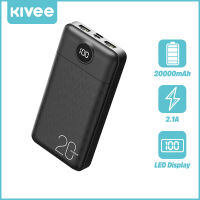 KIVEE พาวเวอร์แบงค์ แบตสำรอง 20000mA Power Bank ของแท้ 100% มาตรฐานมอก. เพาเวอร์แบงค์ พาเวอร์แบงค์ พาวเวอร์แบงค์ แท้ PowerBank Model no.PT201