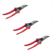 พร้อมส่ง โปรโมชั่น VAUKO : SOGO Pruning Shears กรรไกรตัดแต่งกิ่งไม้ปากโค้ง - สีแดงSOGO-P-03-3 จำนวน 3 ตัว ส่งทั่วประเทศ อุปกรณ์ ตกแต่ง สวน อุปกรณ์ ตกแต่ง สวน ถาด อุปกรณ์ ตกแต่ง ต้นไม้ อุปกรณ์ ตกแต่ง สวน หย่อม