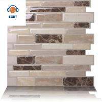 EGRT Backsplash ครัว ไวนิล 3D โมเสก ลอกแล้วติด สติ๊กเกอร์กระเบื้อง รูปลอก สติกเกอร์ติดผนัง อิฐหินอ่อน