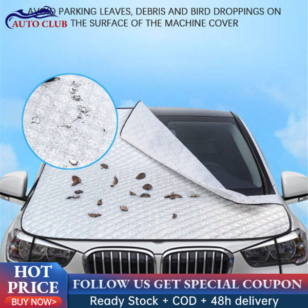 MANILA STOCK】MOAOTO Extended Windshield Snow/Sunshine Cover, 5-Layer  Protective Car Windshield Snow Sunshine Cover, Ice And Snow Windshield For  Automobiles, SUVs, Cars, Windshield Snow Cover For Sunshine,Snow, Ice, UV  And Frost (Silver)