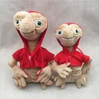 ET the Extra Terrestrial Alien Soft Stuffed Plush Doll with Hoodie Movie Cartoon Collection Toy Red Grey Approx 28cm/20cm