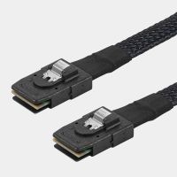 Mini SAS SFF-8087 to SFF-8087 Cord Internal Mini SAS to Mini SAS Cable Compatible with RAID or PCI Express Controller 0.5m 1m