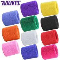 SKY 1ชิ้น ผ้ารัดข้อมือ ปลอกข้อมือ ซับเหงื่อ Aolikes ของแท้ 8*8cm Gym Wristbands Hand Towel