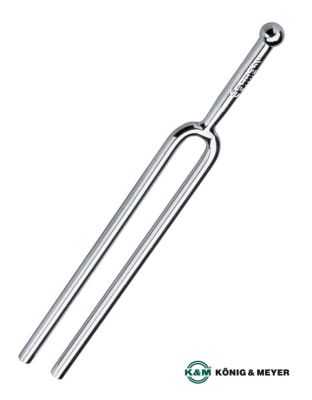 K&amp;M 16800 Tuning Fork ส้อมเสียง แบบกลม (A 440 Hz) วัสดุนิกเกิล เส้นผ่านศูนย์กลาง 3.6 มม. (Model: 16800-000-01) ** Made in Germany **