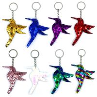 【VV】 1pcs Hummingbird Keychains Scales Women  39;s Pendant Clothing Accessories Llaveros Keychain CharmsTH