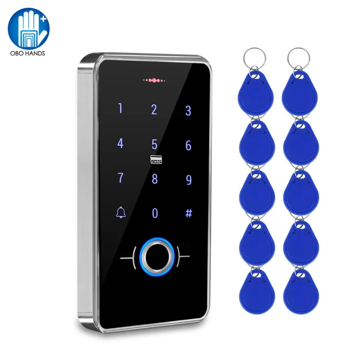 2022RFID Fingerprint Access Controller Waterproof Touch Keypad Reader