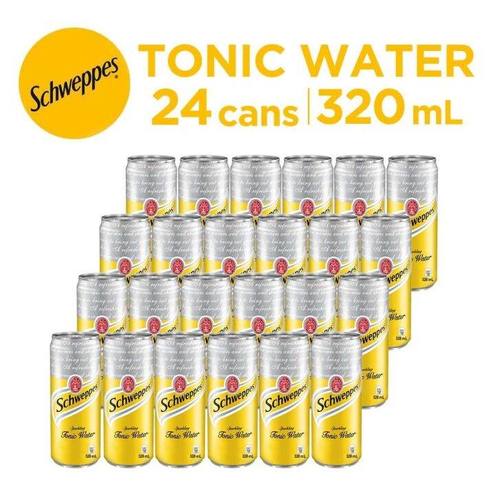 Schweppes Tonic Water 320mL - Pack Of 24 | Lazada PH