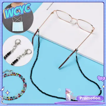 Beaded Eyeglass Chains Colorful Beaded Sunglasses Chain Reading Eyeglasses  Holder Strap Cord Lanyard Eyeglass Retainer - China Sunglasses Chain and  Face Mask Chain price