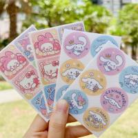 6Pcs Sanrios Kuromi Cinnamoroll Pochacco My Melody Hellokitty Cute Cartoon Childrens Anti-Mosquito Plant Essential Oil Patch  Electric Insect Killers