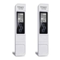 2X TDS EC Meter Digital Water Quality Tester 0-9999 PPM Measurement Range Water Purity Temperature Meter Tester