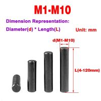 Black 304 Stainless Steel Solid Pin / Cylindrical Pin / Locating Pin / Fixing Pin M1-M10