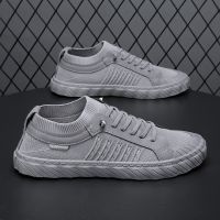 Summer Mesh Shoes for Men 2023 Trend Casual Shoes Breathable Slip on Flat Men Loafers Vulcanized Canvas Shoes кроссовки мужские