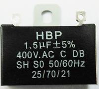 คาปาซิเตอร์พัดลม 1.5uF/400VAC