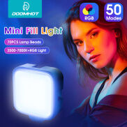 DoomHot Đèn Chụp Ảnh Đèn Lấp Đầy RGB Đèn Bổ Sung Video Đèn Lấp Đầy Chụp