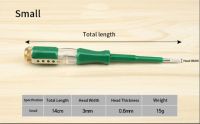 เครื่องตรวจจับปากกาไขควงตัวทดสอบไฟฟ้าหัววัดไขควงอเนกประสงค์ปากกาทดสอบในครัวเรือนใช้งานง่ายตัวทดสอบไฟฟ้าเครื่องมือทดสอบ