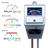 เครื่องทดสอบค่า PH ในแสงแดดแบบ3 In 1เครื่องตรวจจับจอภาพ PH ความเป็นกรดของพืชดอกไม้เครื่องวัดเซ็นเซอร์ความชื้นในดิน
