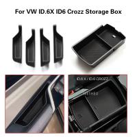 [Xiaofeitian Auto Supplies] 5ชิ้นกล่องเก็บสำหรับโฟล์คสวาเกน VW ID.6 Crozz ID6 ID 6X 2022คอนโซลกลางกล่องเก็บมือจับประตูอุปกรณ์ดัดแปลงรถ