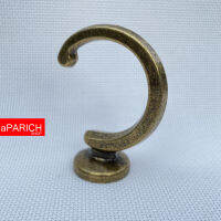 Curtain Hooks ตะขอสายรวบม่าน DIYที่แขวนติดผนัง สีทองโบราณ(Antique Gold)ผลิตจากอลูมิเนียมเกรดเอA ไม่เป็นสนิม แข็งแรง ทนทาน รับน้ำหนักได้ดี