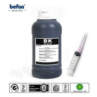 Befon Black CISS Refilled Dye Ink Photo Universal Ink ใช้งานร่วมกับ HP Canon Epson Brother Printers และตลับหมึก250Ml