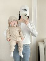 Baby autumn clothes casual long-sleeved jumpsuit foreign style pit strip bag fart clothes babys autumn comfortable going out romper