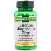 Calcium Magnesium &amp; Zinc by Natures Bounty 100 ct