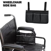 1pc Walker Electric Scooter Wheelchair Armrest Side Storage Seat Armrest Bag Bag Storage O9T3