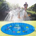 Outdoor Lawn Beach Sea Animal Inflatable Water Spray Kids Sprinkler Play Pad Mat Tub Swiming Pool. 