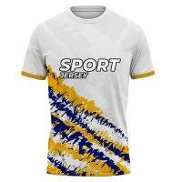 (All sizes are in stock)   2023 Polyester Fitness Shirt Sports T-shirt Mens Short Sleeve Running Shirt Mens Fitness Training T-shirt  (You can customize the name and pattern for free)