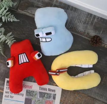 Alphabet Lore Plush Toys A-Z Russian Letter Stuffed Animal Plushie