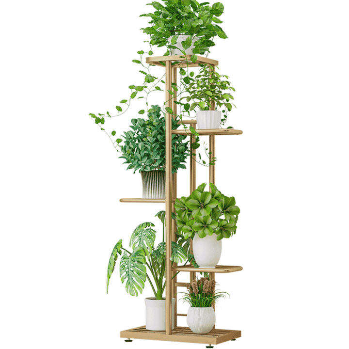 5Tier Display Shelf Flower Pots Rack Plant Stand Potting Ladder