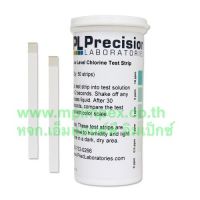 PRECISION LAB™ ชุดทดสอบปริมาณคลอรีน 0-10 ppm, 50 Strip/box