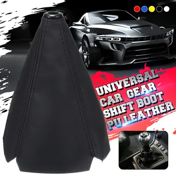 Cheap Universal Car PVC Leather Shifter Shift Knob Gear Gaiter Boot Cover  with Stitch